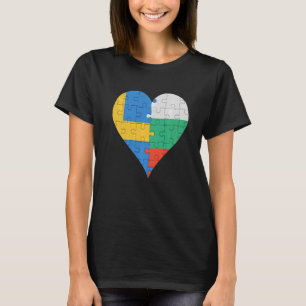 Camiseta Irish Flag Heart