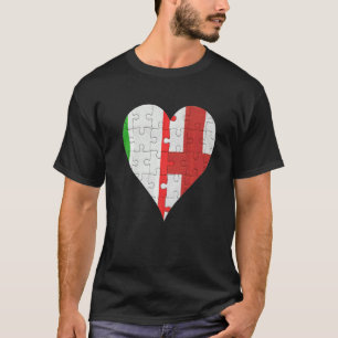 Camiseta Irish Flag Heart
