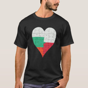 Camiseta Irish Flag Heart da Bulgária