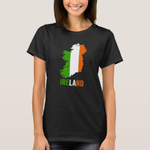 Camiseta Irish Flag I love Ireland Priord Map Men Women Kid