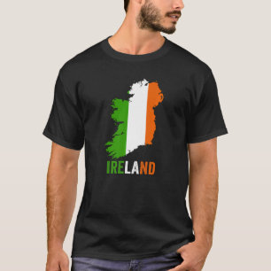 Camiseta Irish Flag I love Ireland Priord Map Men Women Kid