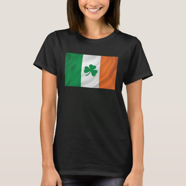 Camiseta Irish Flag Irish Pride Shamrock (Frente)