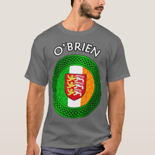 Camiseta Irish Flag Shamrock Celtic Knot OBrien 1