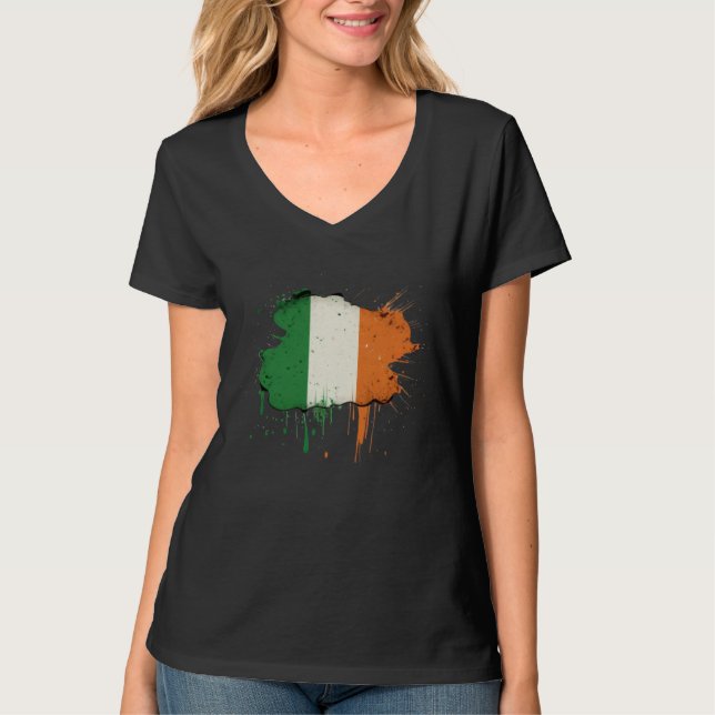 Camiseta Irish Flag St Patrick s Day (Frente)