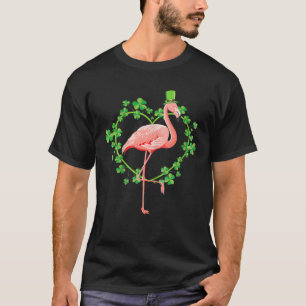 Camiseta Irish Flamingo Green Saint Patrick Day 2022 Lucky