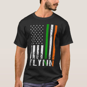 Camiseta Irish FLYNN Family American Flag Irlanda
