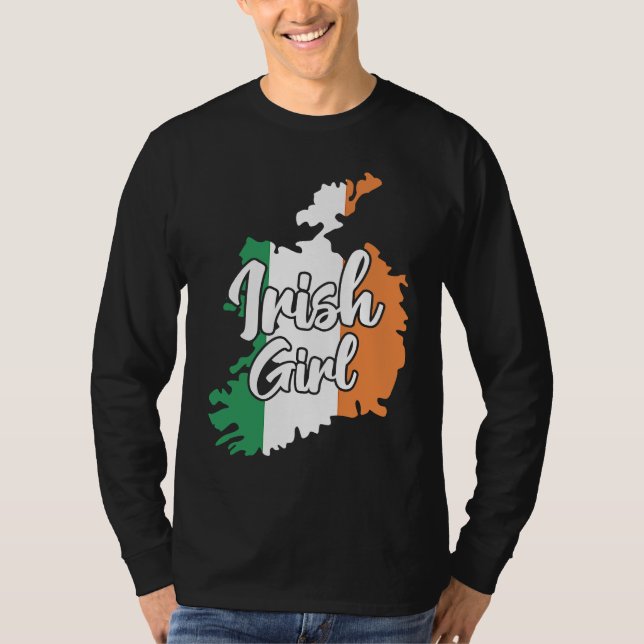Camiseta Irish Girl  Cute Ireland (Frente)