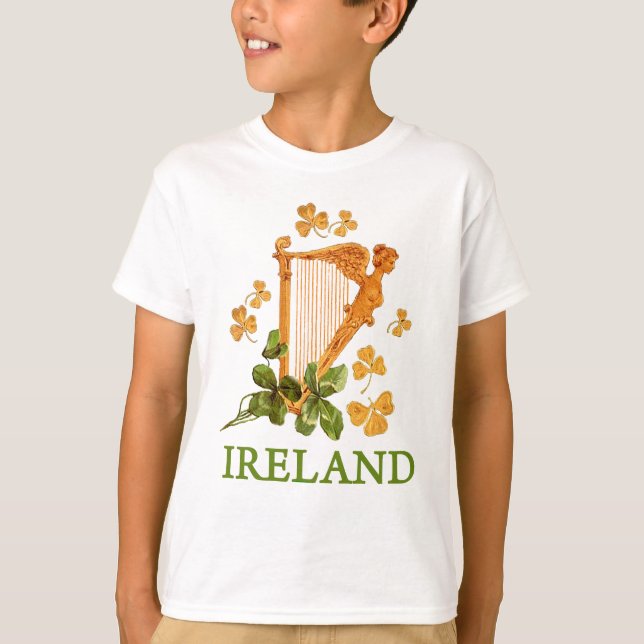 CAMISETA IRISH HARP (Frente)