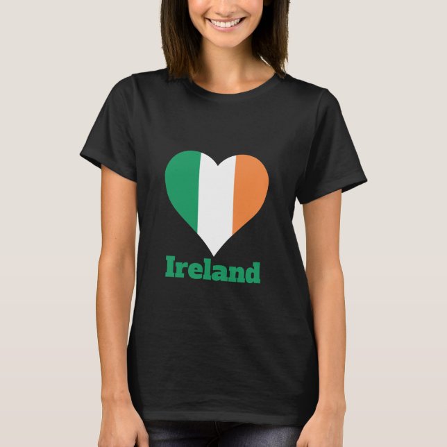 Camiseta Irish Heart Flag (Frente)