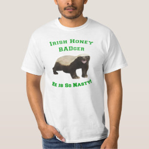 Camiseta Irish Honey Badger T Shirt