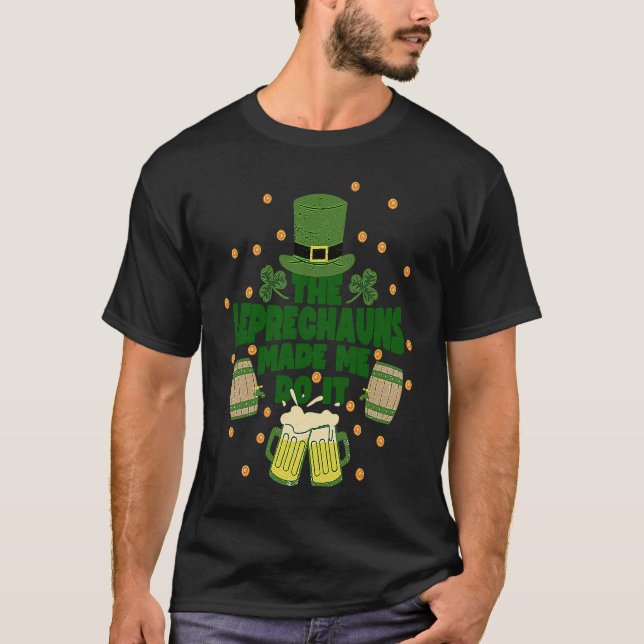 Camiseta Irish Leprechaun Beer (Frente)