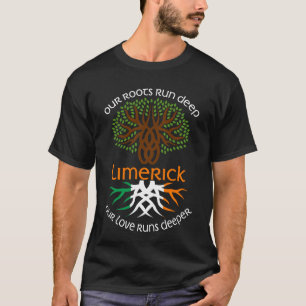 Camiseta Irish LIMERICKFamily Name Our Love É Mais Profundo