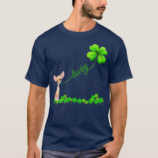 Camiseta Irish Lucky com chihuahua