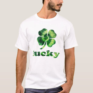 Camiseta Irish Lucky Shamrock Green Clover Happy Rua Patric