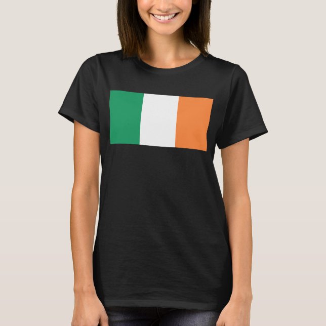 Camiseta Irish National Flag, Irish Standard, Banner (Frente)