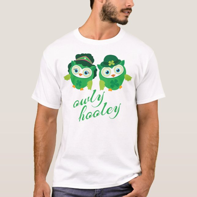 Camiseta IRISH OWL - owly hooley! (Frente)