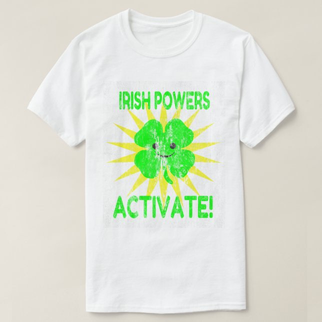 Camiseta Irish Powers Ativar DS (Frente do Design)