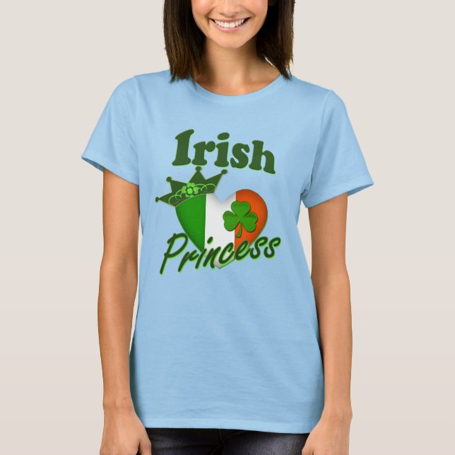 Camiseta Irish Princess Heritage Heart (Frente)