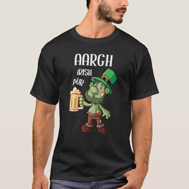 Camiseta Irish Pub Aargh Patricks Day (Frente)