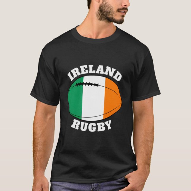 Camiseta Irish Rugby Bandeira Irish Rugby Fans 2020 (Frente)