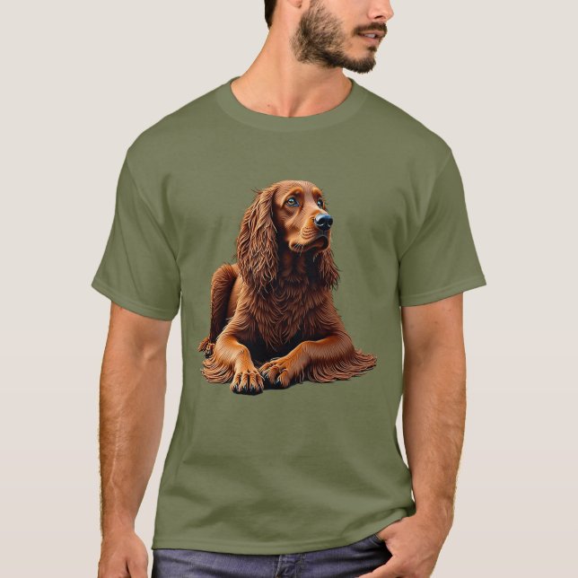 Camiseta irish Setter (Frente)