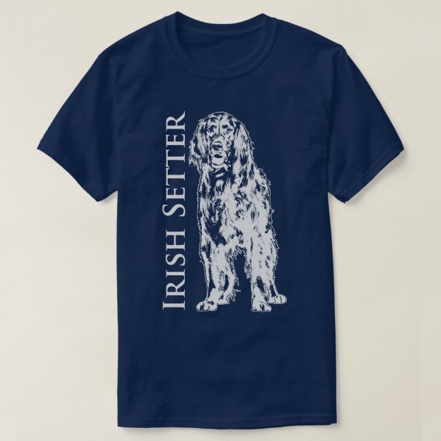 Camiseta Irish Setter Dog 1 (Frente do Design)