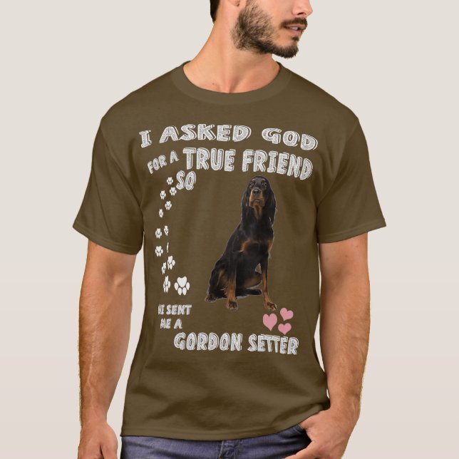 Camiseta Irish Setter Dog Mãe impressão de Setores Ingleses (Frente)