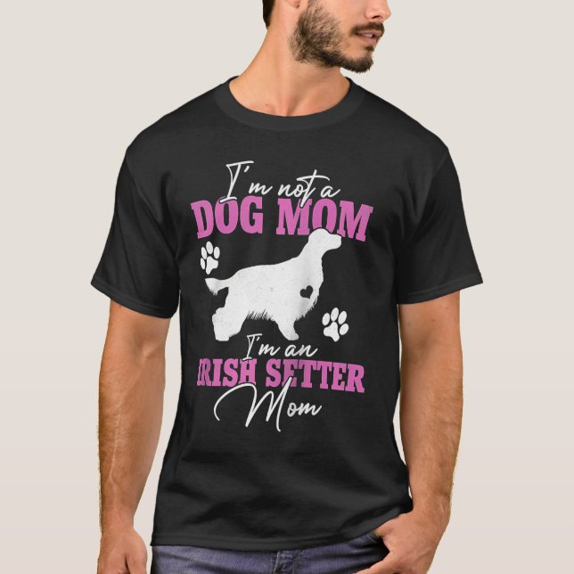 Camiseta Irish Setter Dog Mom  for Women Dog  Mothers Day R (Frente)