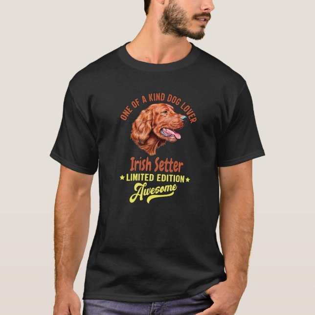 Camiseta Irish Setter Dog Um Tipo De Cachorro Irlandês (Frente)