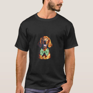 Camiseta IRISH SETTER raça 4 arco do trevo folha PAI DOG
