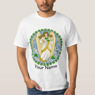 Camiseta Irish Shamrock Angel