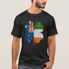 Camiseta Irish Shamrock australiano Bandeira da Austrália