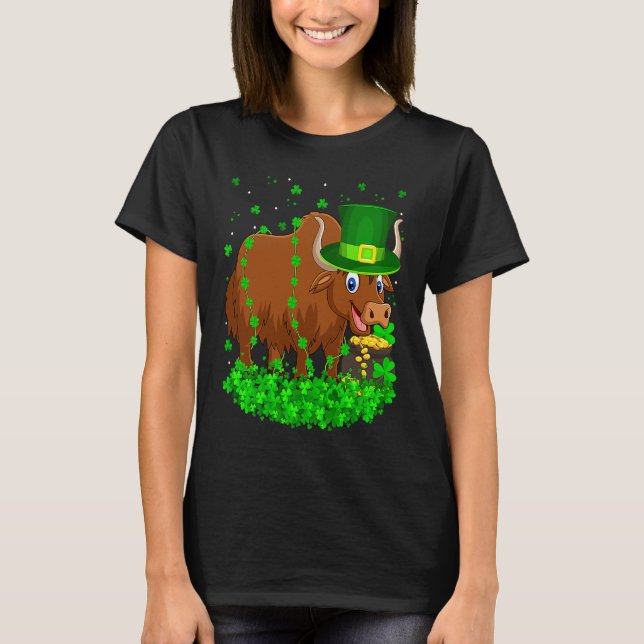 Camiseta Irish Shamrock Leprechaun Buffalo St Patrick's Day (Frente)