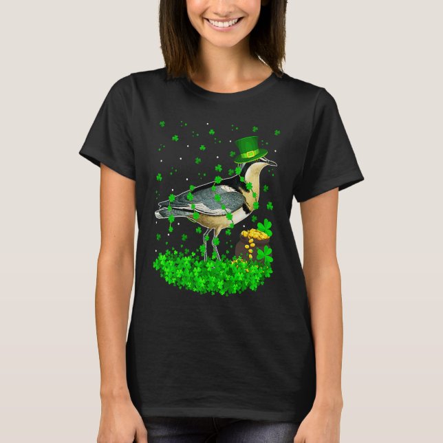 Camiseta Irish Shamrock Leprechaun P Bird St Patrick's Day (Frente)