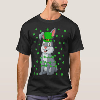 Camiseta Irish Shamrock Leprechaun Rabbit St Patrick's Day
