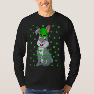 Camiseta Irish Shamrock Leprechaun Rabbit St Patrick's Day