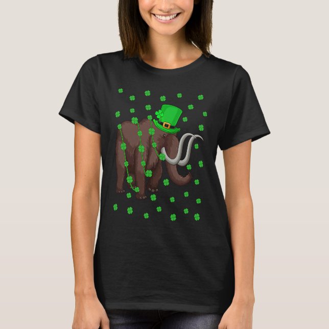 Camiseta Irish Shamrock Leprechaun Woolly St Patrick's Day (Frente)