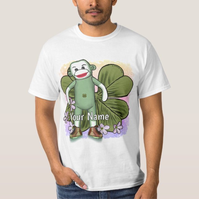 Camiseta Irish Sock Monkey (Frente)