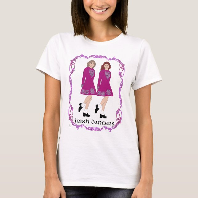 Camiseta Irish Step Dancers  (Frente)