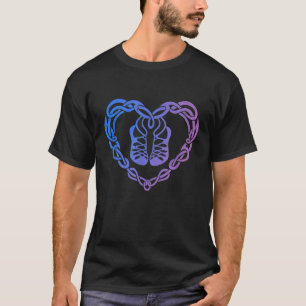 Camiseta Irish Step Dancing Celtic Knot Heart Shirt Gift