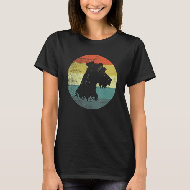 Camiseta Irish Terrier Dog Retro Style (Frente)