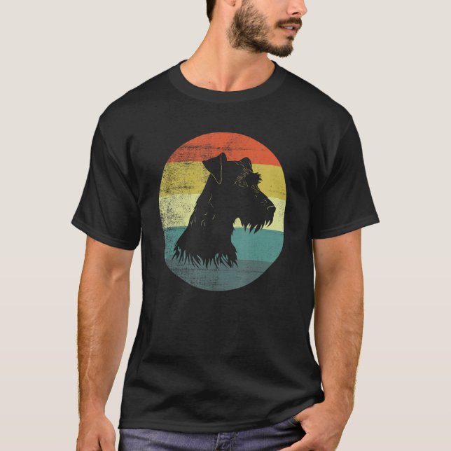 Camiseta Irish Terrier Dog Retro Style (Frente)