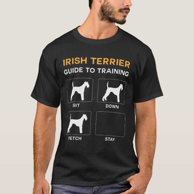 Camiseta Irish Terrier Guide To Training Dog Obeence (Frente)