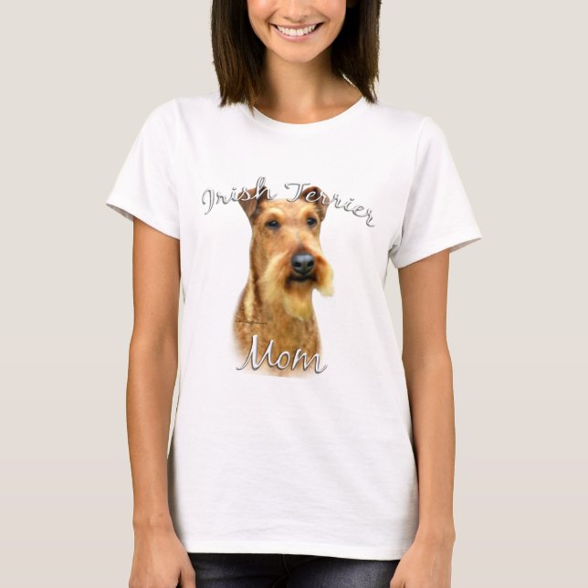 Camiseta Irish Terrier Mãe 2 (Frente)