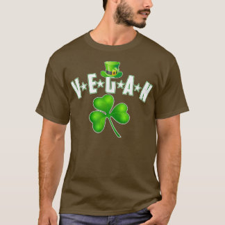Camiseta Irish Vegan St Patty Day Vegetarian St Patricks da