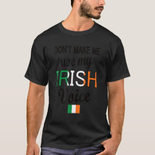 Camiseta Irish Voice Ireland Flag Irish Roots