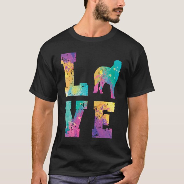 Camiseta Irish Wolfhound Love (Frente)