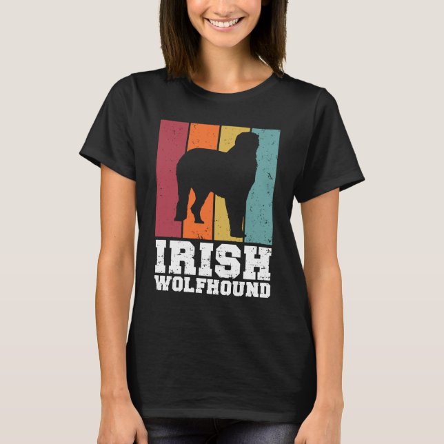 Camiseta Irish Wolfhound Vintage  2 (Frente)