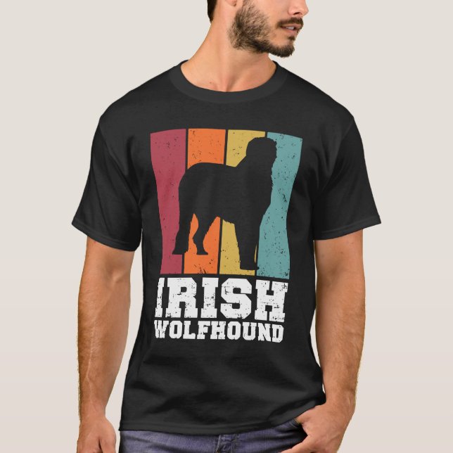 Camiseta Irish Wolfhound Vintage  2 (Frente)