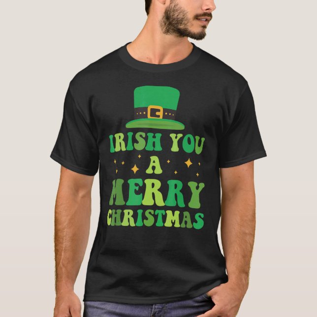 Camiseta Irish You A Merry Christmas Holiday (Frente)